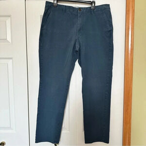 Bonobos Slim Flat Front Blue Chino Pants